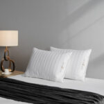 Hotel Grand Feather & Down Rolled Pillow, 2 Pack - Image 2
