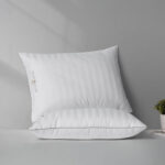 Hotel Grand Feather & Down Rolled Pillow, 2 Pack - Image 4