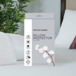 Protect-A-Bed Cotton Pillow Protector 75 x 50 cm, 2 Pack