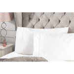 Belledorm Egyptian Cotton Sateen 1000 Thread Count Pillowcase Pair, Platinum - Image 7