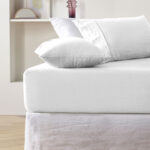 Purity Home 400 Thread Count Cotton Fitted Sheet in 3 Colours