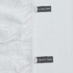Luff 700 Thread Count 100% Organic Bamboo Deep Fitted White Sheet in 4 Sizes - Image 4