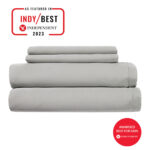 Luff 700 Thread Count 100% Organic Bamboo Deep Fitted Grey Sheet in 4 Sizes - Image 5