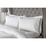Belledorm Bamboo Cotton Blend Pillowcase Pair, White - Image 6
