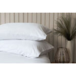 Belledorm Bamboo Cotton Blend Pillowcase Pair, White - Image 10