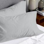 Purity Home 400 Thread Count Cotton Pillowcase Pair, White - Image 5