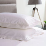 Belledorm 600 Thread Count Cotton Pillowcase Pair, Taupe - Image 14