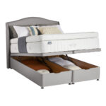 Silentnight Geltex 4000 Pocket Boxtop Mattress & Slate Grey Full Ottoman Divan in 3 Sizes - Image 2
