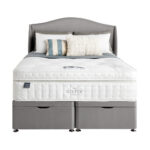 Silentnight Geltex 4000 Pocket Boxtop Mattress & Slate Grey Full Ottoman Divan in 3 Sizes - Image 3