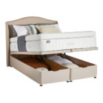 Silentnight Geltex 4000 Pocket Boxtop Mattress & Sandstone Full Ottoman Divan in 3 Sizes - Image 2