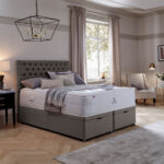 Pocket Spring Bed Company Mulberry Mattress & Pebble Grey Full Ottoman Divan in 3 Sizes - Image 2