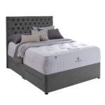 Pocket Spring Bed Company Mulberry Mattress & Sterling Grey 4 Drawer Divan in 3 Sizes - Image 4