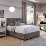 Pocket Spring Bed Company Mulberry Mattress & Pebble Grey 4 Drawer Divan in 3 Sizes - Image 2