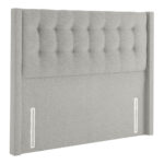 Silentnight Ottoman Divan Base with Bloomsbury Headboard in Slate Grey in 3 Sizes - Image 6