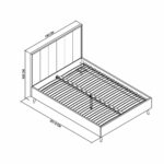 Bentley Designs Sienna Fumed Oak & Peppercorn Bed Frame in 3 Sizes - Image 3