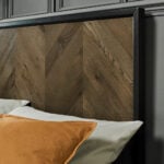 Bentley Designs Sienna Fumed Oak & Peppercorn Bed Frame in 3 Sizes - Image 4