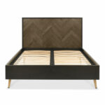 Bentley Designs Sienna Fumed Oak & Peppercorn Bed Frame in 3 Sizes - Image 5