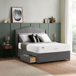 Silentnight Memory Pocket 2000 Mattress & Slate Grey Divan in 4 Sizes - Image 2