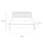 Gallery Wycombe Black Oak Bed Frame in 2 Sizes - Image 3
