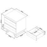 Bentley Designs Tivoli Weathered Oak Nightstand, 2 Pack - Image 2