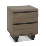 Bentley Designs Tivoli Weathered Oak Nightstand, 2 Pack - Image 3