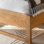Gallery Craft Oak Bed Bed Frame, King - Image 4