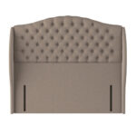 Sealy Richmond Latte Fabric Full Height Headboard in 3 Sizes - Image 2