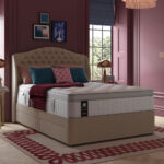 Sealy Richmond Latte Fabric Full Height Headboard in 3 Sizes - Image 3