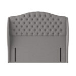 Sealy Richmond Silver Fox Fabric Full Height Headboard in 3 Sizes - Image 2