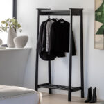 Gallery Wycombe Black Oak Open Wardrobe
