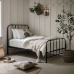 Gallery Loughton Black Metal Bed Frame in 3 Sizes - Image 2