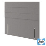 Sealy Monet Silver Fox Fabric Full Height Headboard in 3 Sizes