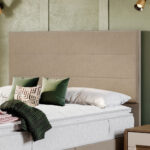 Sealy Monet Latte Fabric Full Height Headboard in 3 Sizes - Image 3