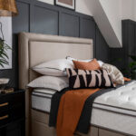 Silentnight Palermo Sandstone Fabric Full Height Headboard in 3 Sizes - Image 2