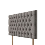 Pocket Spring Bed Company Florence Light Grey Fabric Headboard in 3 Sizes - Image 9