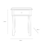 Gallery Wycombe Black Oak Nightstand - Image 2