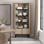 Bentley Designs Vega Scandi Light Oak Open Display Bookcase