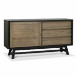 Bentley Designs Camden Weathered Oak & Peppercorn Wide Sideboard - Image 5