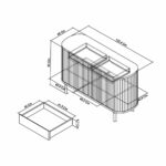 Bentley Designs Vega Scandi Light Oak Small Sideboard - Image 2