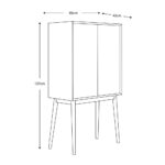 Gallery Milano Drinks Cabinet - Image 2