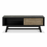 Bentley Designs Camden Weathered Oak & Peppercorn Entertainment Unit - Image 5