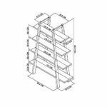 Bentley Designs Camden Weathered Oak & Peppercorn Open Display Unit - Image 2