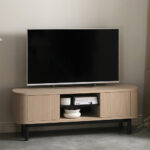 Bentley Designs Vega Scandi Light Oak Entertainment Unit for TV's up to 55"