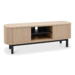 Bentley Designs Vega Scandi Light Oak Entertainment Unit for TV's up to 55" - Image 3
