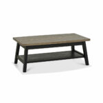 Bentley Designs Camden Weathered Oak & Peppercorn Coffee Table - Image 3