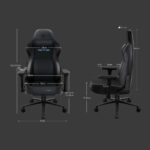 ONEX RTC ErgoGlide Gaming Chair, Black - Image 2