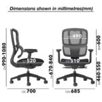 Shelby Mesh Back Operator Chair - Image 2