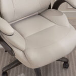 La-Z-Boy Air Lumbar Manager's Office Chair with Flip Up Arms, Beige - Image 5