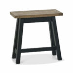 Bentley Designs Camden Weathered Oak & Peppercorn Side Table - Image 3