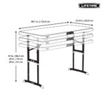 Lifetime 4ft Adjustable Height Nesting Commercial Grade Table - Image 2